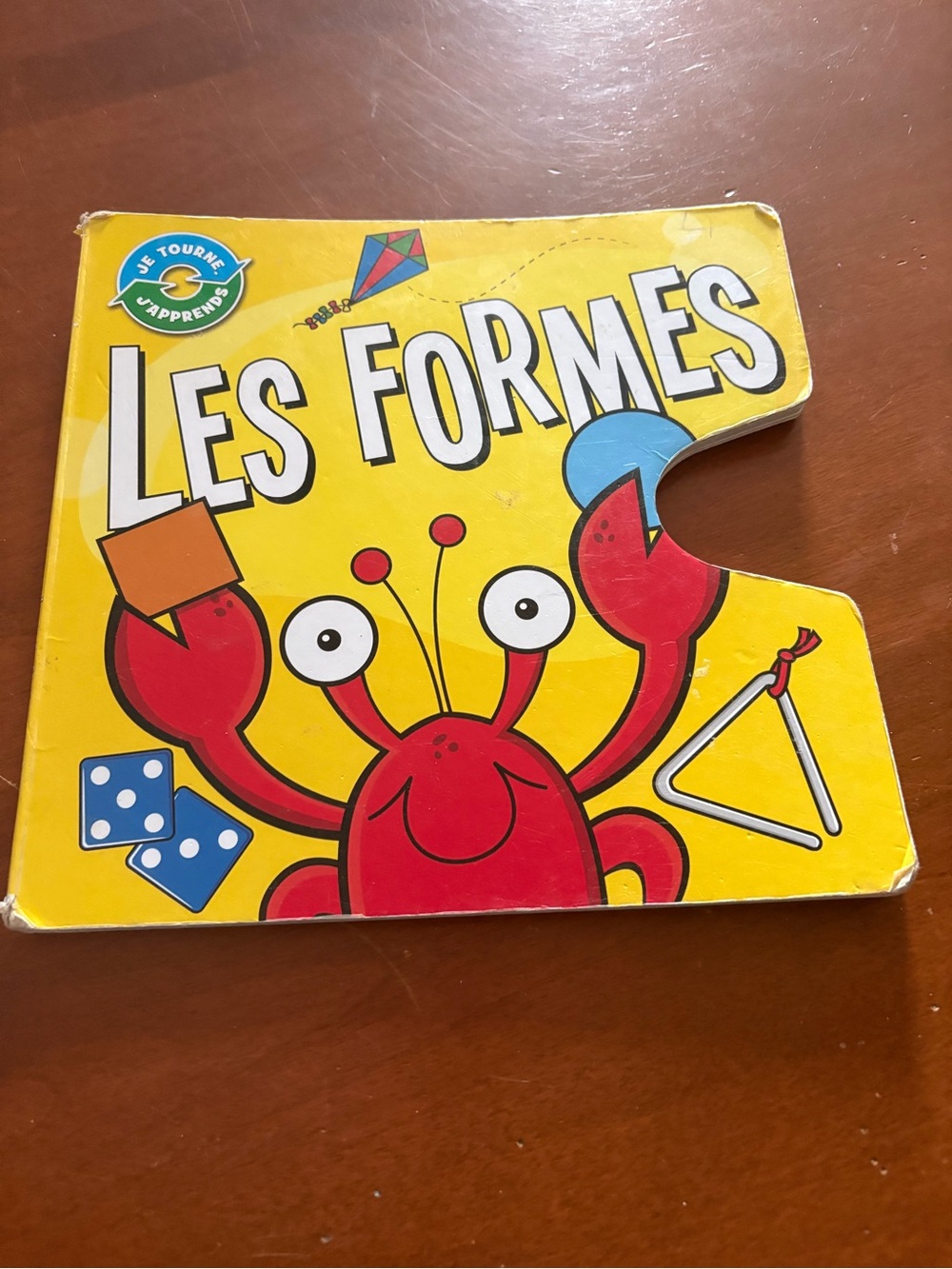 Les Formes French Shapes Board Book - Yellow - Unbranded